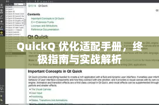 QuickQ 优化适配手册，终极指南与实战解析