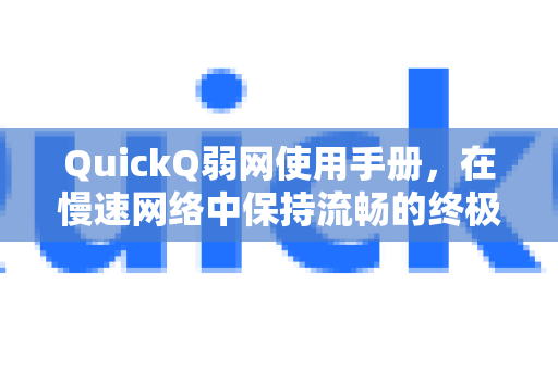 QuickQ弱网使用手册，在慢速网络中保持流畅的终极指南
