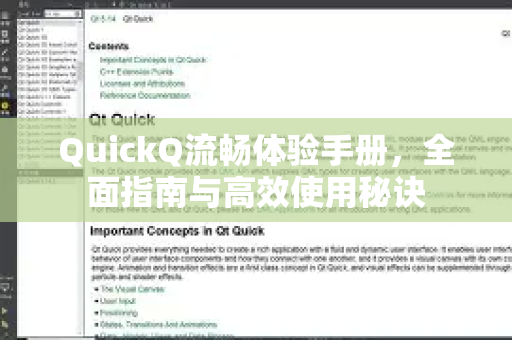 QuickQ流畅体验手册，全面指南与高效使用秘诀