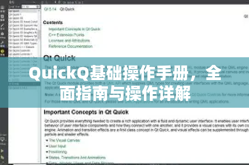 QuickQ基础操作手册，全面指南与操作详解-第1张图片-QuickQ客户端官网 - 享免费VPN高速体验