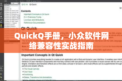 QuickQ手册，小众软件网络兼容性实战指南