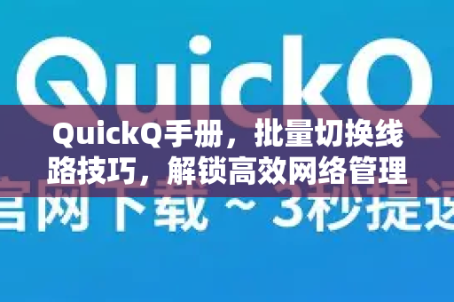 QuickQ手册，批量切换线路技巧，解锁高效网络管理新姿势