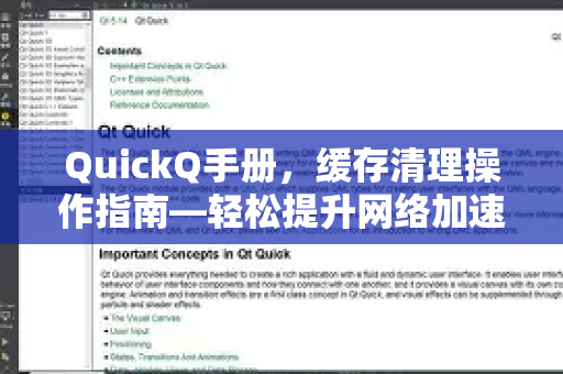 QuickQ手册，缓存清理操作指南—轻松提升网络加速效果
