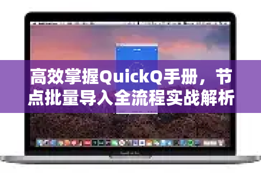 高效掌握QuickQ手册，节点批量导入全流程实战解析-第1张图片-QuickQ客户端官网 - 享免费VPN高速体验