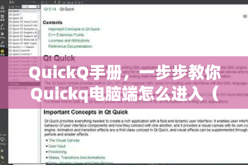 QuickQ手册，一步步教你Quickq电脑端怎么进入（2025最新教程）