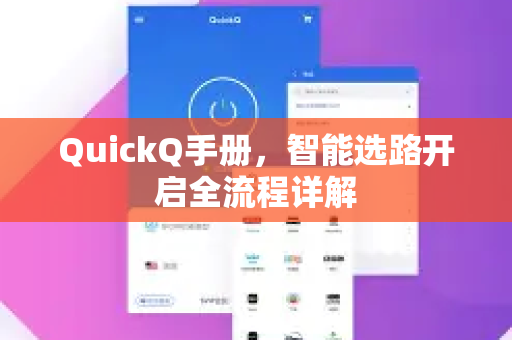 QuickQ手册，智能选路开启全流程详解