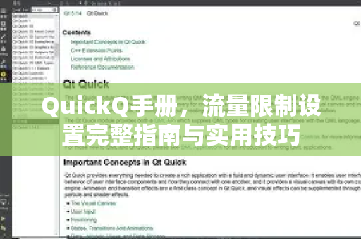 QuickQ手册，流量限制设置完整指南与实用技巧