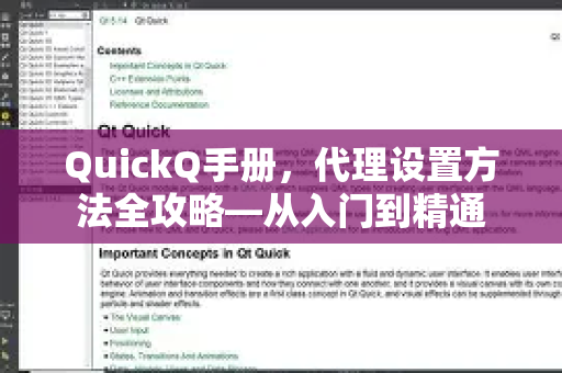 QuickQ手册，代理设置方法全攻略—从入门到精通