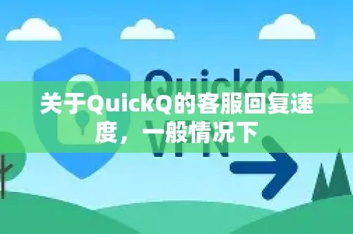 关于QuickQ的客服回复速度，一般情况下-第1张图片-QuickQ客户端官网 - 享免费VPN高速体验