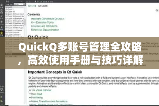 QuickQ多账号管理全攻略，高效使用手册与技巧详解-第1张图片-QuickQ客户端官网 - 享免费VPN高速体验